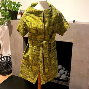 Vera Wang Short Sleeve Belted Jacket - Sz 4